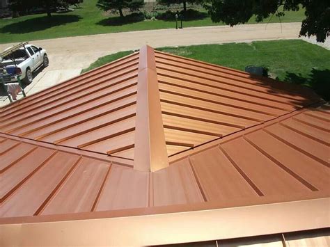 copper penny metal roof colors